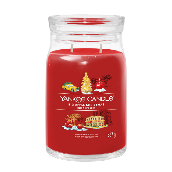 Signature Large Jar 2-Docht - Big Apple Christmas